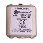 Eaton Bussmann Series High-Speed Square Body Fuse 170M3411 image 1