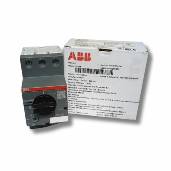 ABB_Brand_MS116-1.0_Manual_Motor_Starter_Near_The_Box