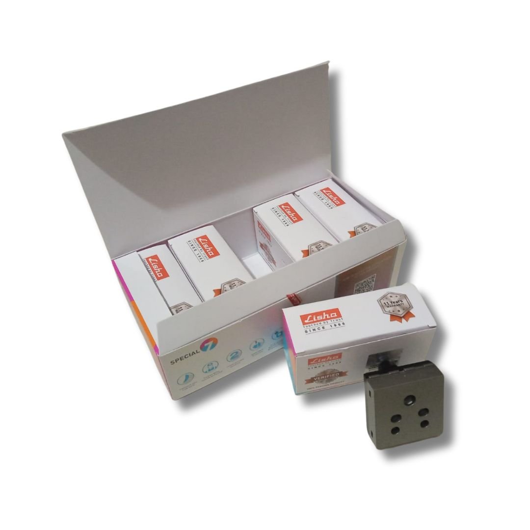 Lisha Special 7 6A 2 in 1 2 Module Socket With Safety Shutter - Image 9