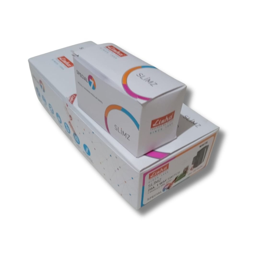 Lisha_Brand_SLIMZ_20A_1_way_Switch_With_Indicator_boxes