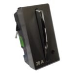 Lisha Brand Slimz Graphite Grey 20A 1 Way Switch image 1