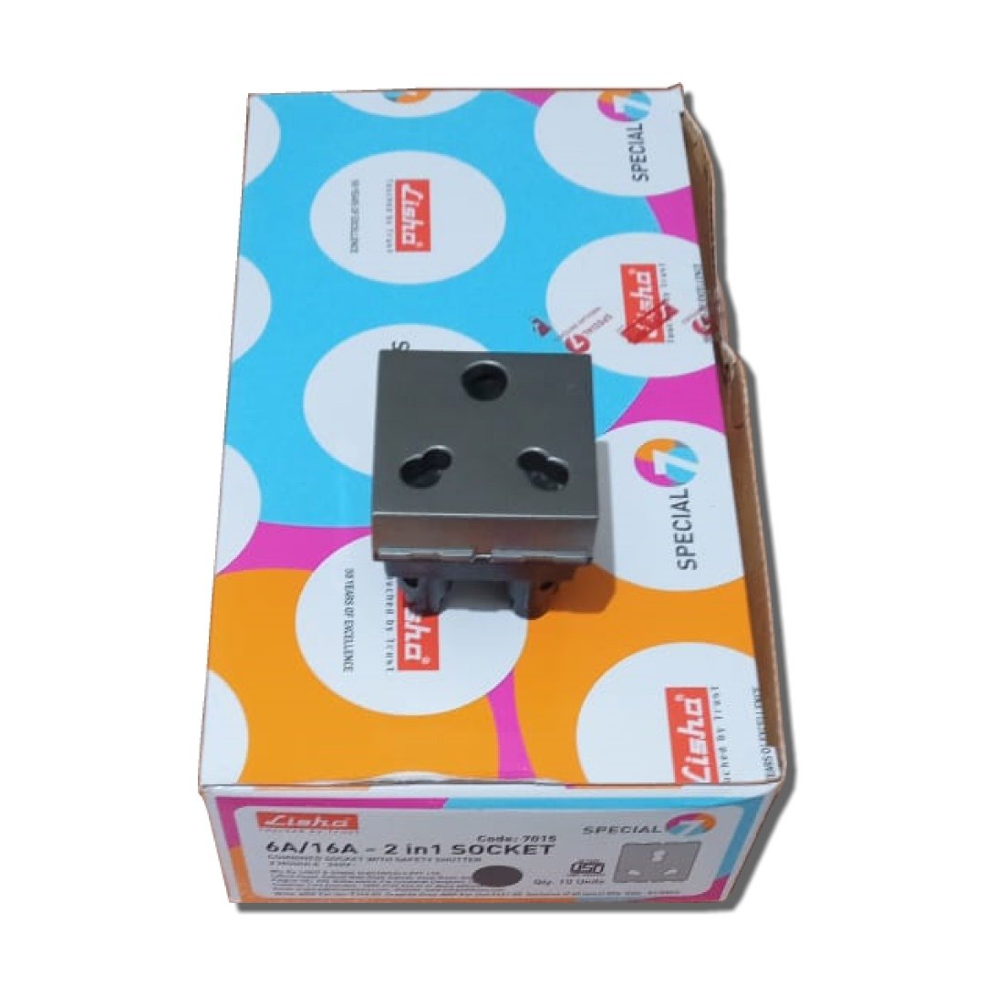 Lisha_Make_Special_7_6A_bar_16A-2_In_1_Socket_top_View_on_the_box