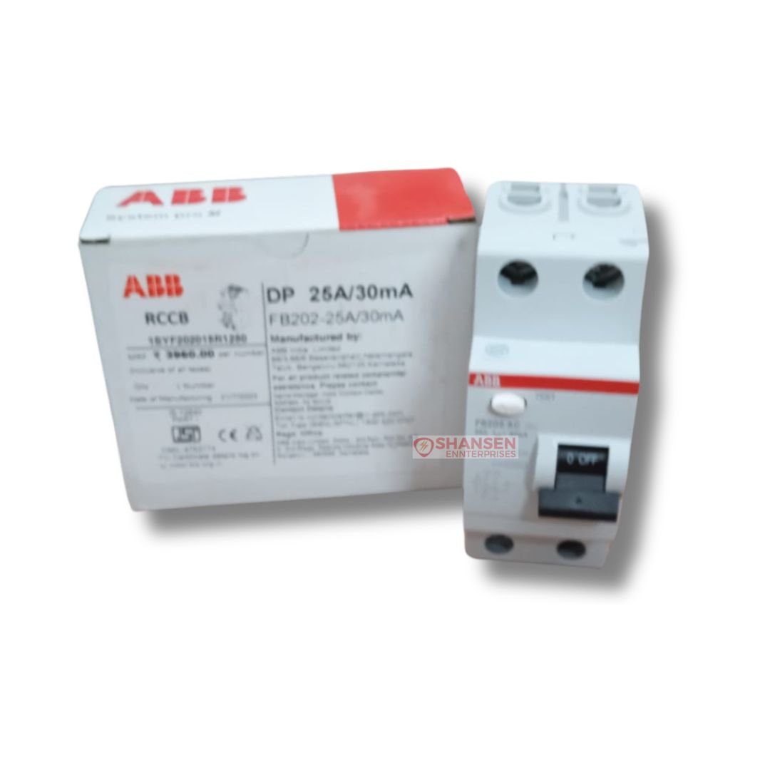 ABB Brand FB202 AC-25/0.03 Residual Current Circuit Breaker - Image 4