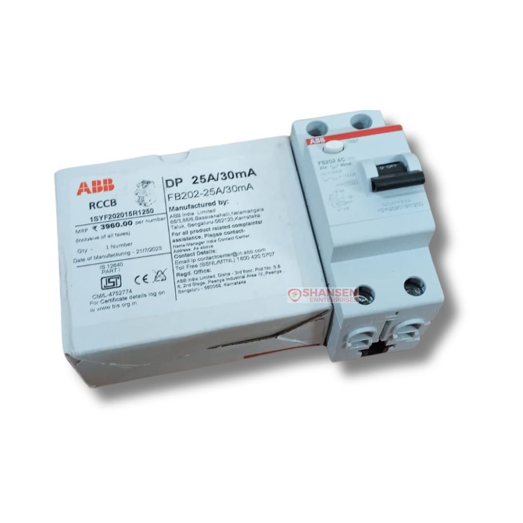 ABB Brand FB202 AC-25/0.03 Residual Current Circuit Breaker - Image 12