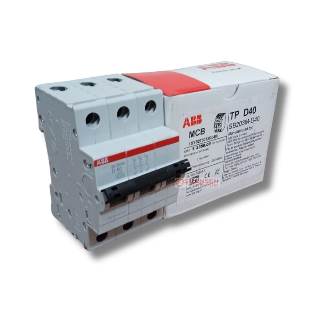 ABB_Brand_System_pro_M_compact_SB203M-D40_Miniature_Circuit_Breaker-3P-D-40_A_box-on_side