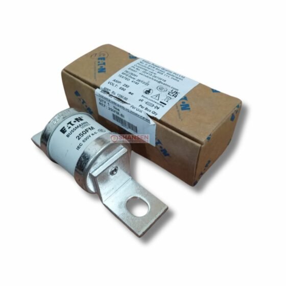 Eaton_Bussmann_Brand_Series_250FM_High_Speed_Fuse-side_view-with-box_on-right