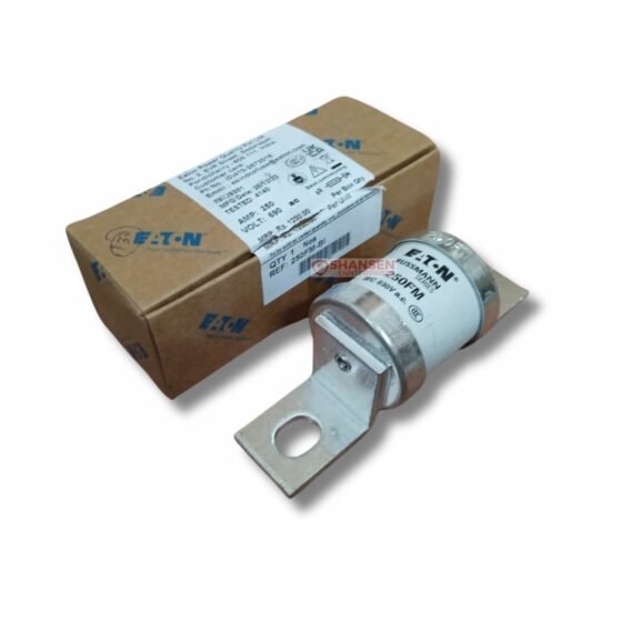 Eaton_Bussmann_Brand_Series_250FM_High_Speed_Fuse-with_closed_box-on_the_rightside