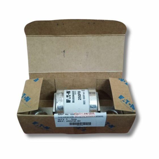Eaton_Bussmann_Brand_Series_250FM_High_Speed_Fuse_front_open_box