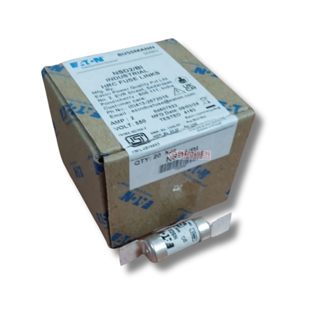 Eaton_Bussmann_Series_NSD2_High-Speed_British_Standard_Fuse_infront_of_the_box