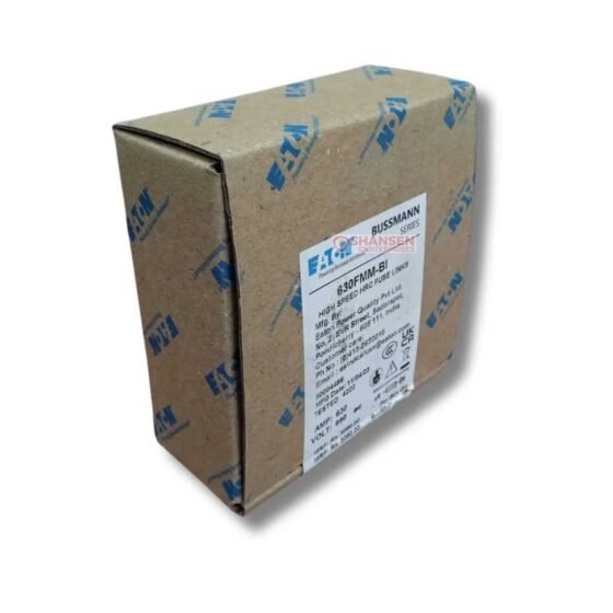 Eaton Bussmann 630FMM-BI original box with front label showing model and compliance marks