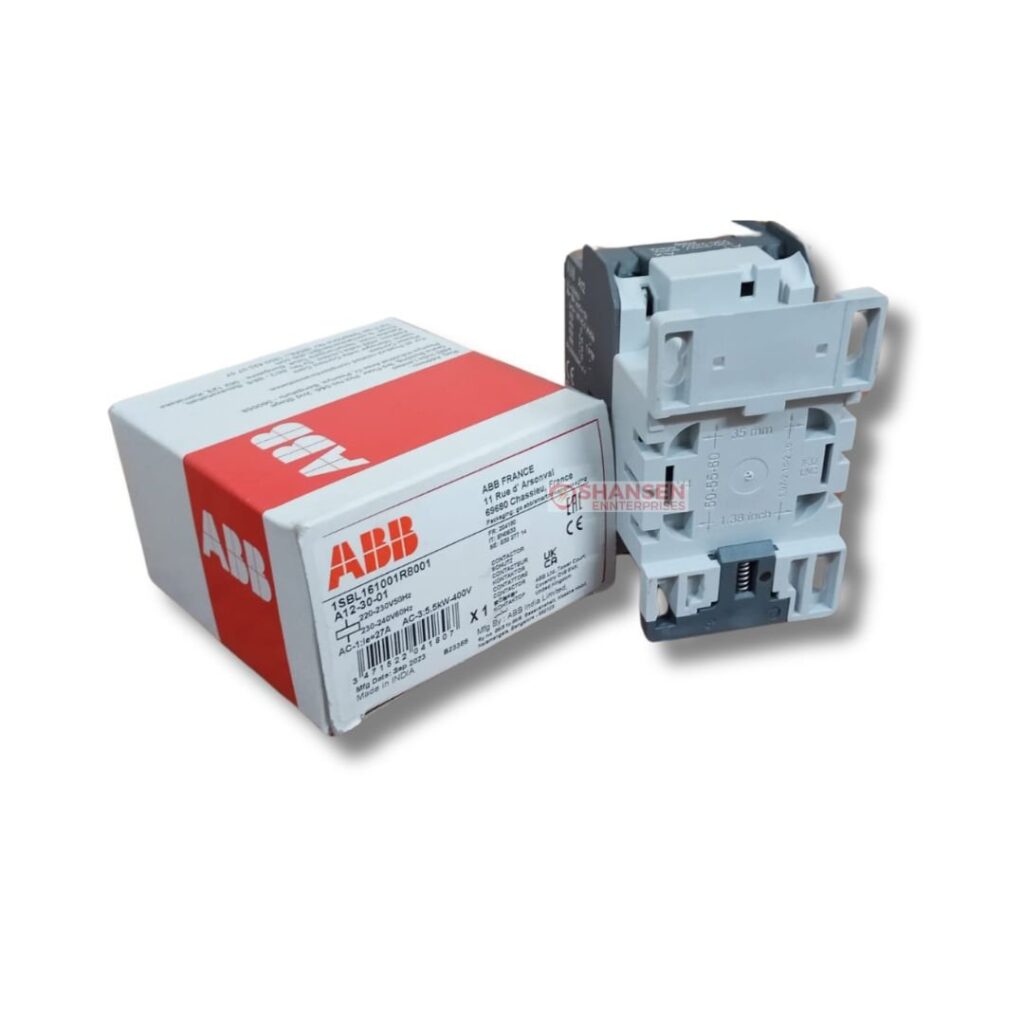 thumbnail image 2 of NOFUEL A12-30-10 3-Pole AC Contactor – 120V Coil, 12A, DIN Rail Mount (NEMA) 2 of 4