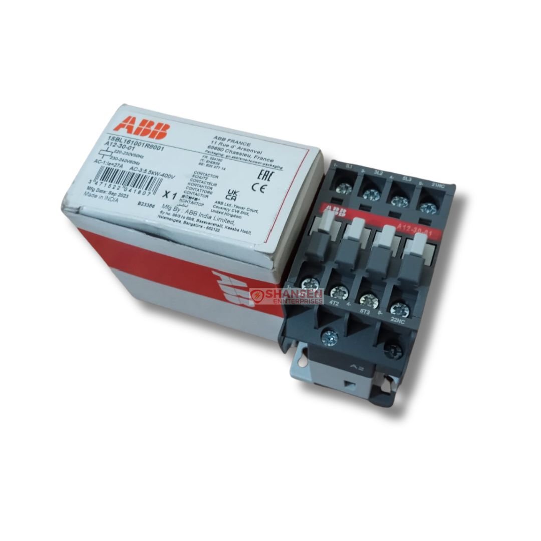 ABB_Brand_A12-30-01_220-230V_50Hz_and_230-240V_60Hz_Contactor_with_rightside_closed_box_top_view_with_closed_box