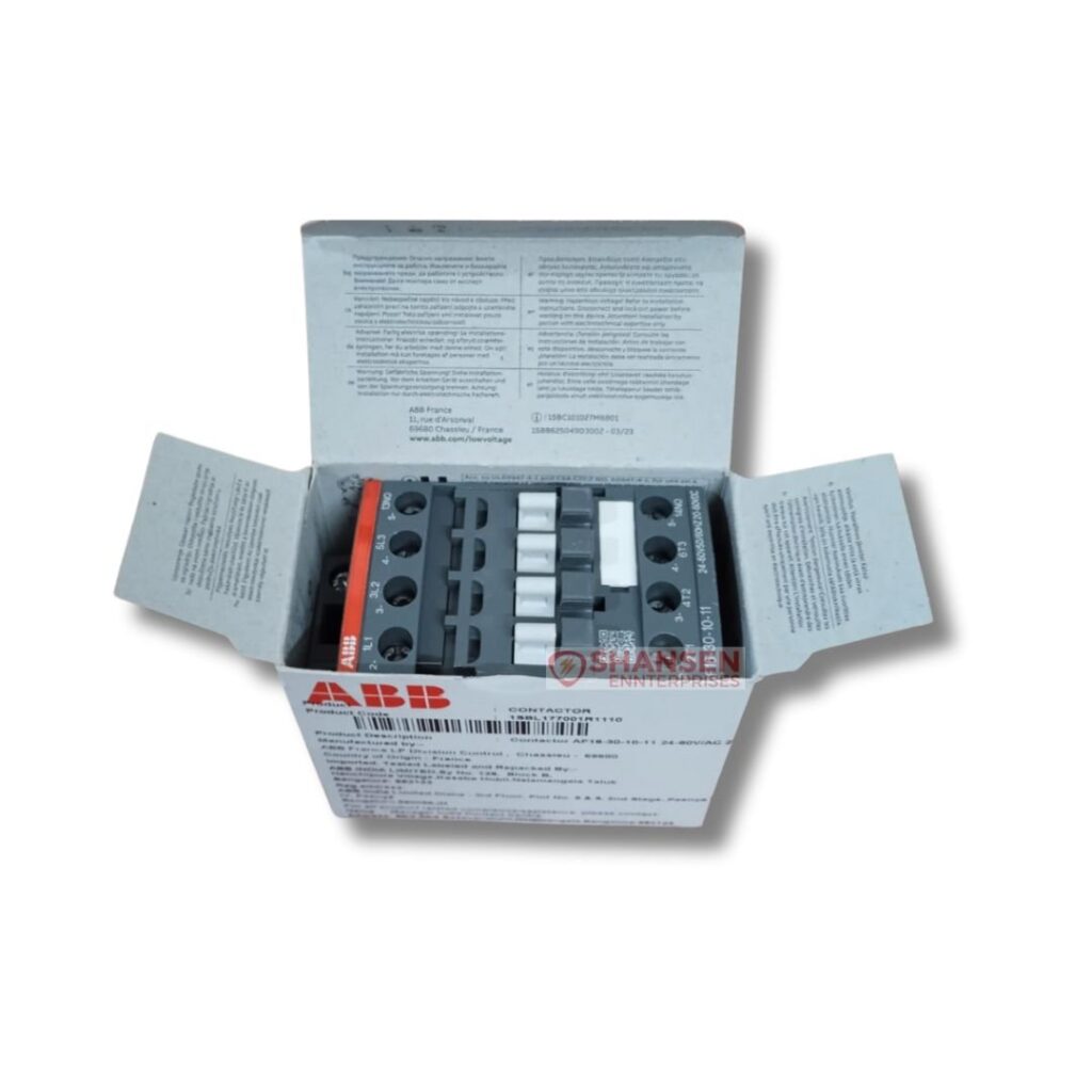 NEW ABB Contactor AF30 30 00 11, 24 60V50/60HZ ( new IN THE BOX) SE