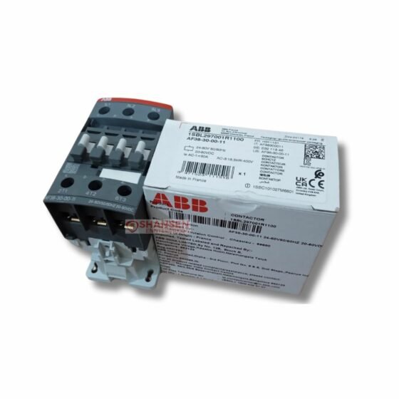 ABB_Brand_AF38-30-00-11_24-60V50_60HZ_20-60VDC_Contactor_top-view_box-on_left_side