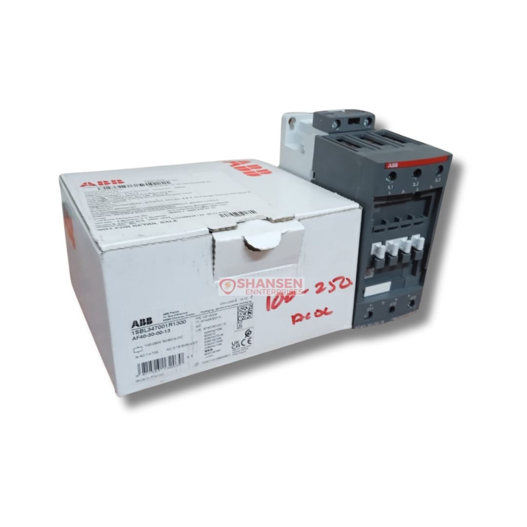 ABB_Brand_AF40-30-00-13_100-250V50_60HZ-DC_Contactor_front_side_with-box-on_right_side