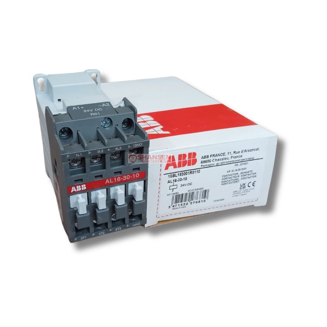 ABB_Brand_AL16-30-10_24V_DC_Contactor_closed_box_on_left