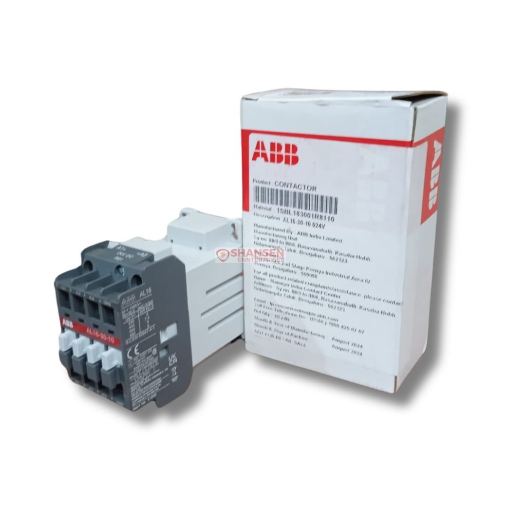 ABB_Brand_AL16-30-10_24V_DC_Contactor_front_side_with_box