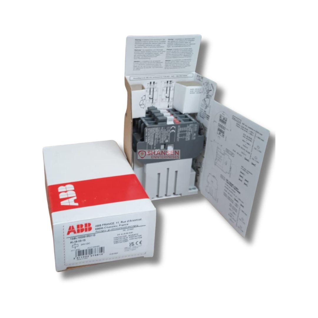 ABB_Brand_AL16-30-10_24V_DC_Contactor_open_box_with_details