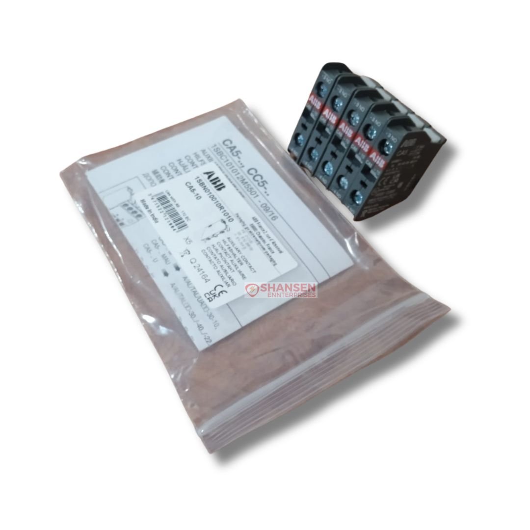 ABB_Brand_CA5-10_Model_Auxiliary_Contact_Block_pack_on_leftside