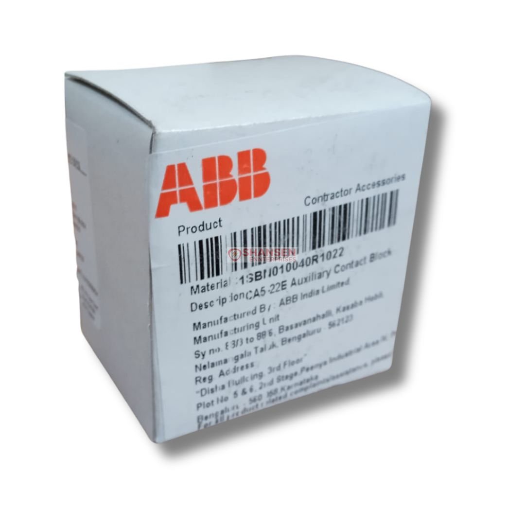 ABB_Brand_CA5-22E_Auxiliary_Contact_Block_closed_box_left_view
