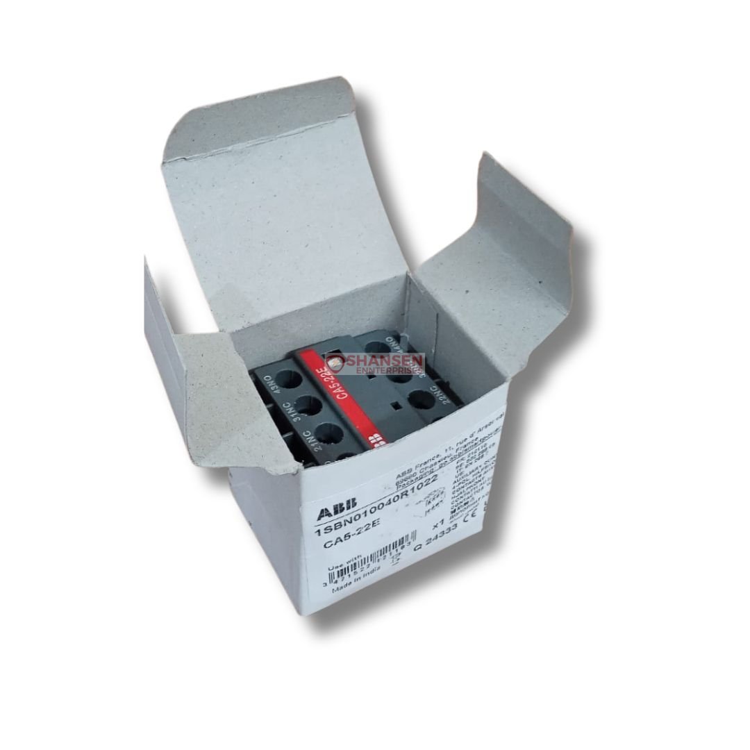 ABB_Brand_CA5-22E_Auxiliary_Contact_Block_right_view_open_box