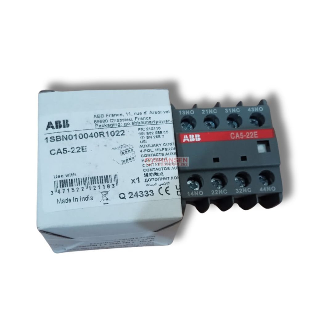 ABB_Brand_CA5-22E_Auxiliary_Contact_Block_top_view_with_box