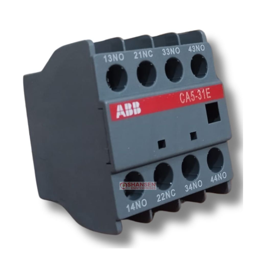 ABB_Brand_CA5-31E_Auxiliary_Contact_Block_right_side_view