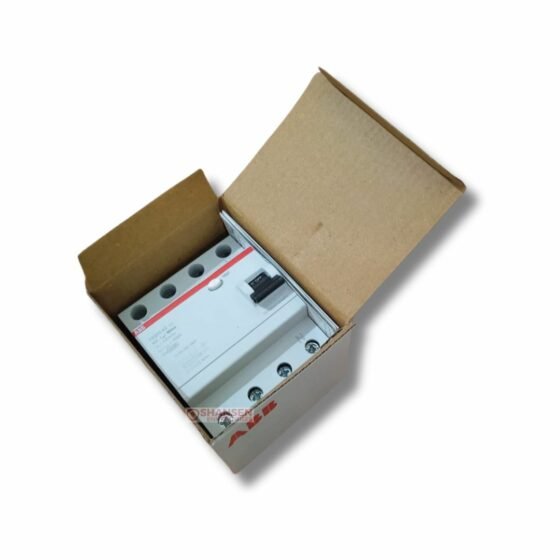 ABB_Brand_FB204_AC-25_100mA_Residual_Current_Circuit_Breaker_right-side_view-of_open_box