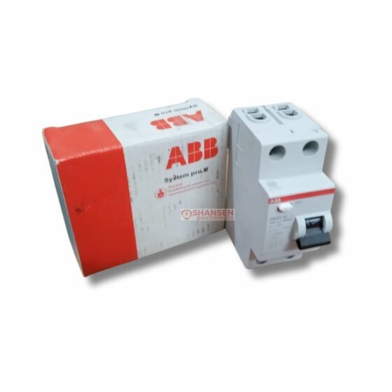 ABB_RCCB_DP_40A_300mA_(FB202-40A_300mA)_frontside_closed_box_on_leftside