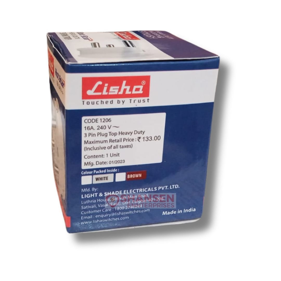 Lisha Brand_Hotstar_Model_16A-240V-Heavy_Duty_3_Pin_Top_box_price_view