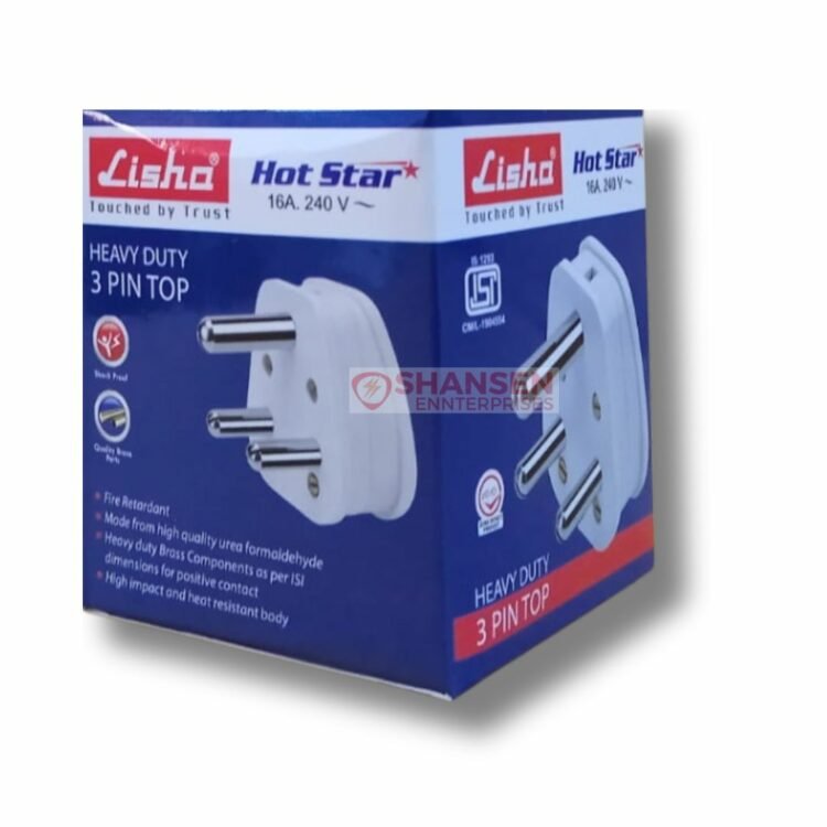 Lisha Hotstar Heavy Duty 3 Pin Top - Electrical Fuses & Contactors