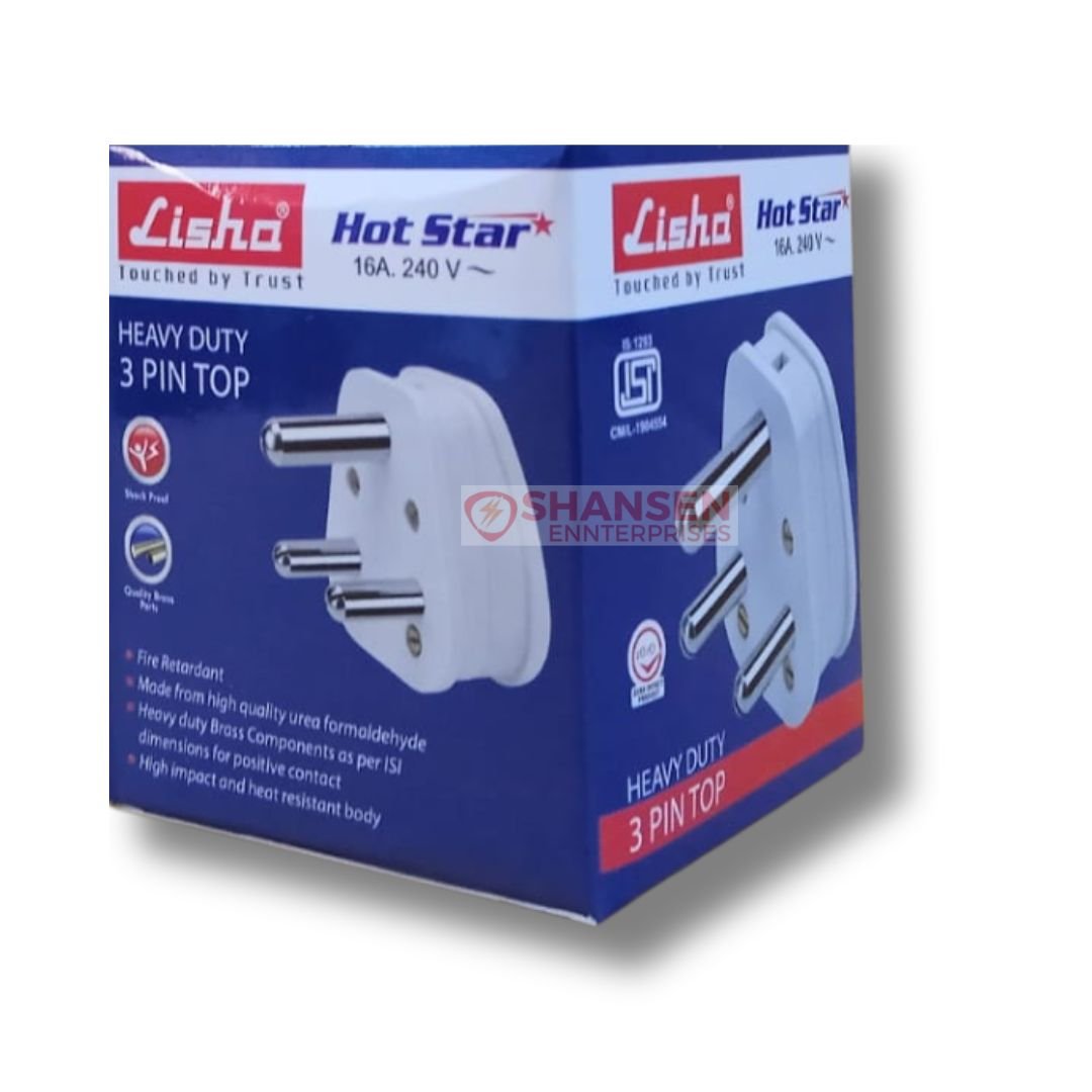 Lisha Brand_Hotstar_Model_16A-240V-Heavy_Duty_3_Pin_Top_box_side_view