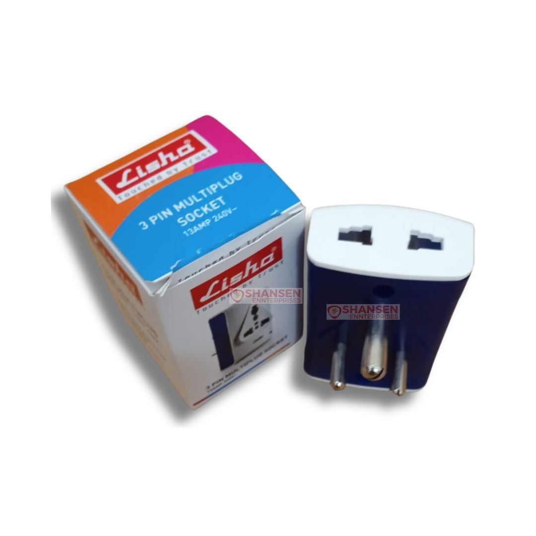 Lisha_Brand_13AMP_240V-3_Pin_Multiplug_Socket_with_box_on_left_side
