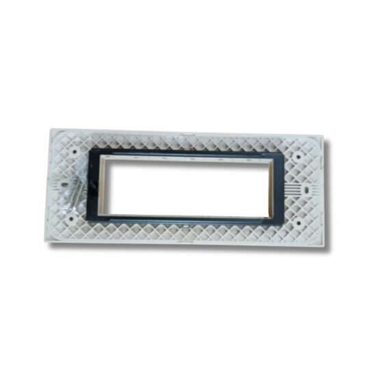 Lisha_Brand_TURBO_CHROME_Series_Pure_Glossy_Intel_Ivory_Color_6_Module_Cover_Plate_backside
