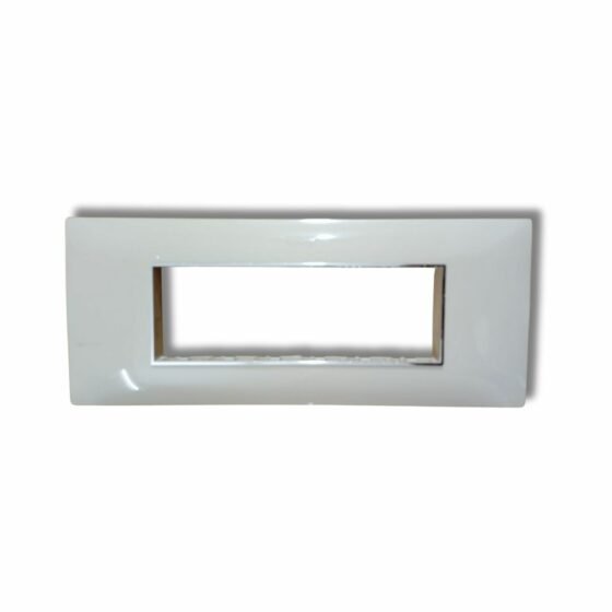 Lisha_Brand_TURBO_CHROME_Series_Pure_Glossy_Intel_Ivory_Color_6_Module_Cover_Plate_backside-view