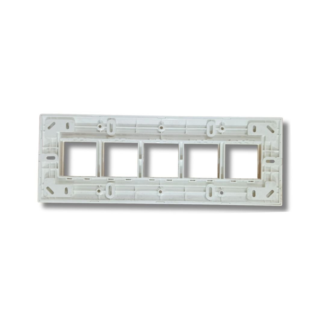 Lisha_Brand_WOODcraft_Series_Pure_Glossy_White_10_Module_Cover_Plate_backside-view