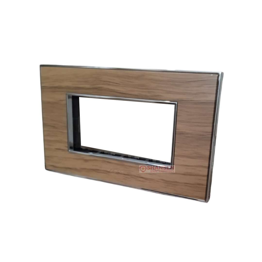 Lisha_Make_Platina_Model_Almond_Wood_4_Module_Cover_Plate_rightside_view