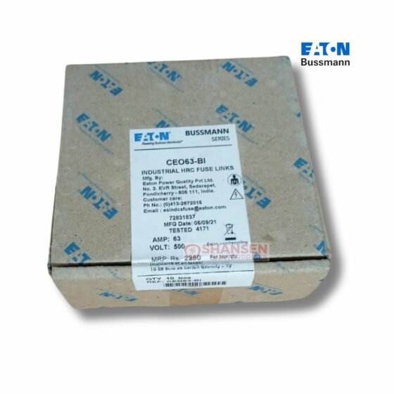 Eaton Brand Bussmann Series CEO63 Low Voltage British Standard_BS88_Fuse_boxed