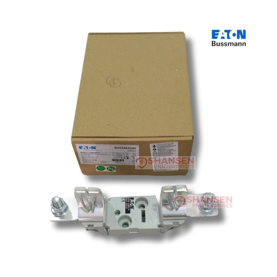 Eaton_Brand_Bussmann_Series-SD3-D_Low_Voltage_NH_Fuse_Base_in_front_of_the_box
