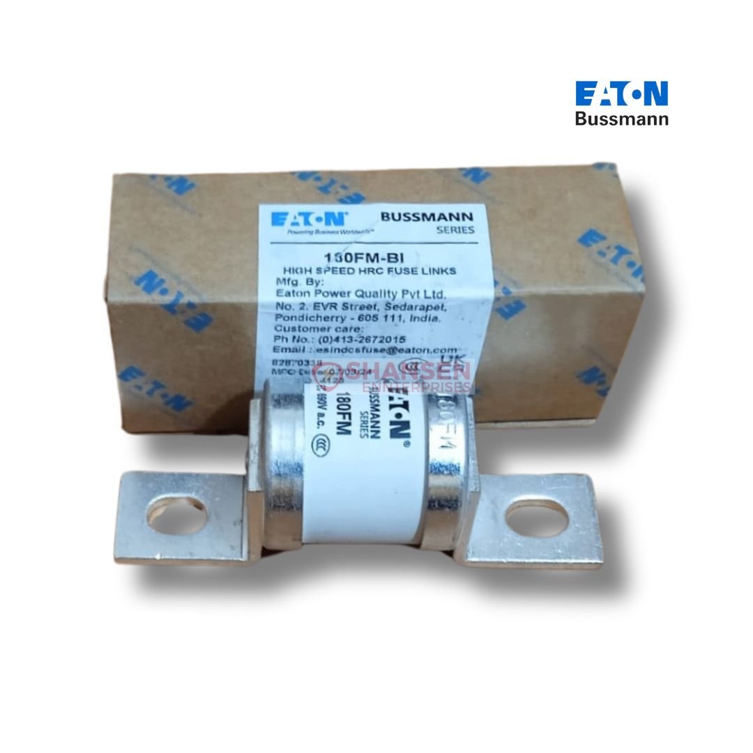 Eaton_Brand_Bussmann_Series_180FM_high_speed_British_standard_fuse_in_front_of_the_box