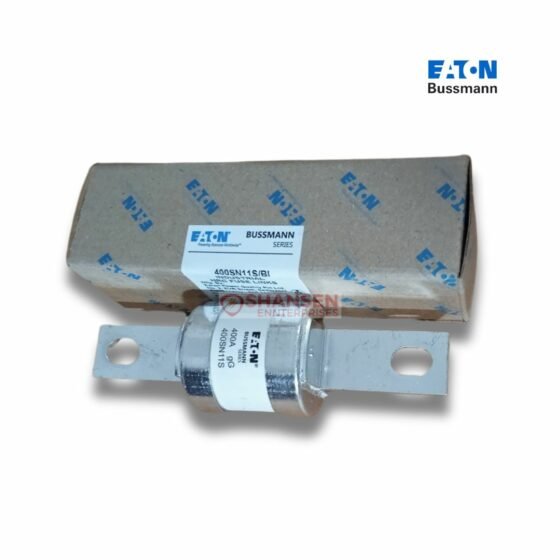 Eaton_Brand_Bussmann_Series_400SN11S_IEC_Fuse_in_front_of_the_box