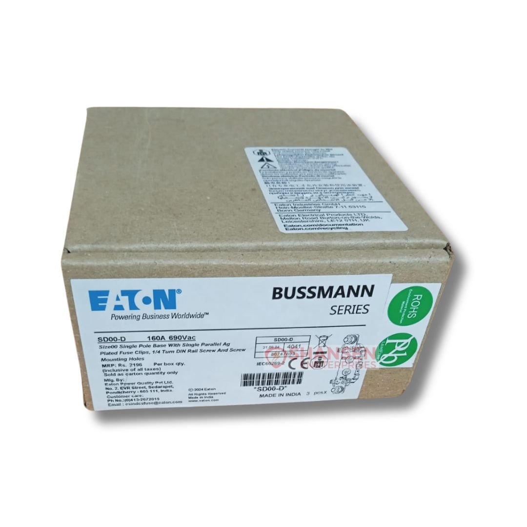 Eaton_Bussmann_Series_SD00-D_Low_Voltage_NH_Fuse_Base_box_front_view
