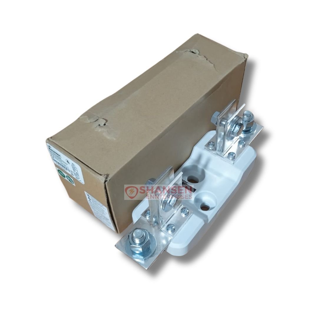 Eaton_Bussmann_series_low_voltage_NH_fuse_base_SD4-S_with_box_on_left_side