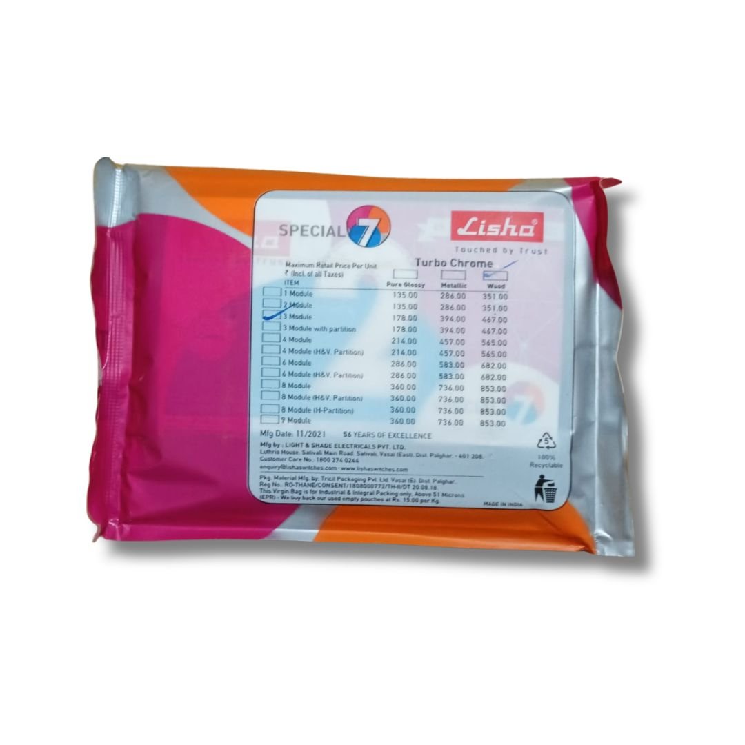 Lisha_Brand_TURBO_CHROME_Series_Almond_Wood_Color_3_Module_Cover_Plate_pack_backside