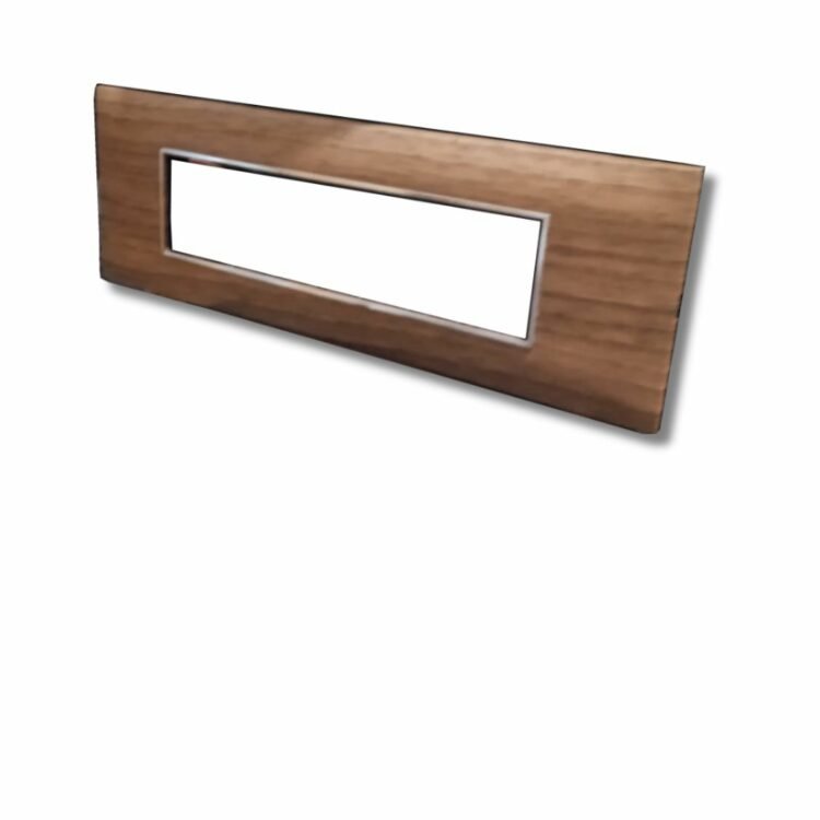 Lisha_Brand_TURBO_CHROME_Series_Almond_Wood_Color_8_Module_Cover_Plate_pack_backside-right-side_view