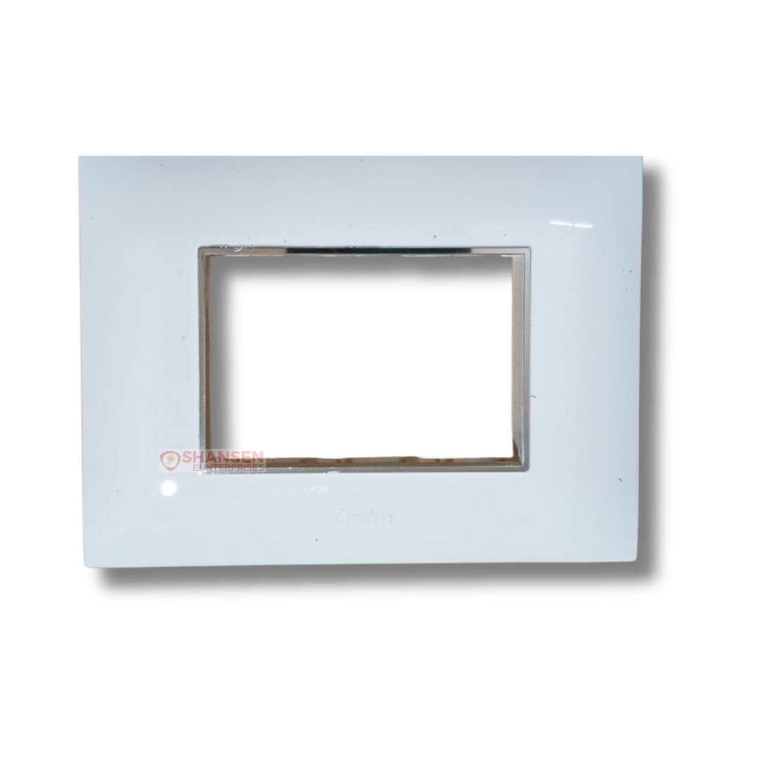 Lisha_Brand_TURBO_CHROME_Series_Pure_Glossy_White_3_Module_Cover_Plate