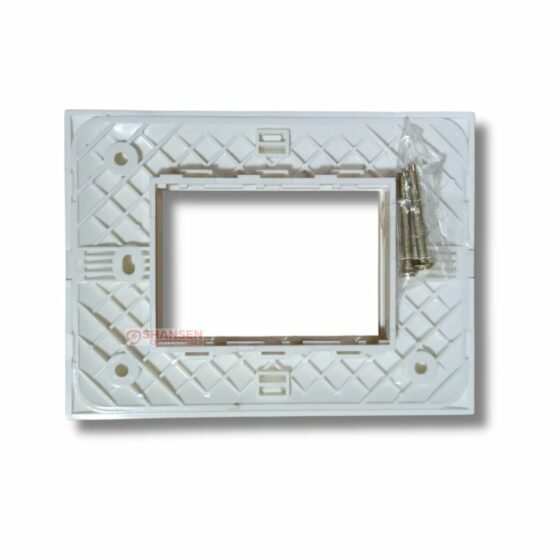 Lisha_Brand_TURBO_CHROME_Series_Pure_Glossy_White_3_Module_Cover_Plate_backside