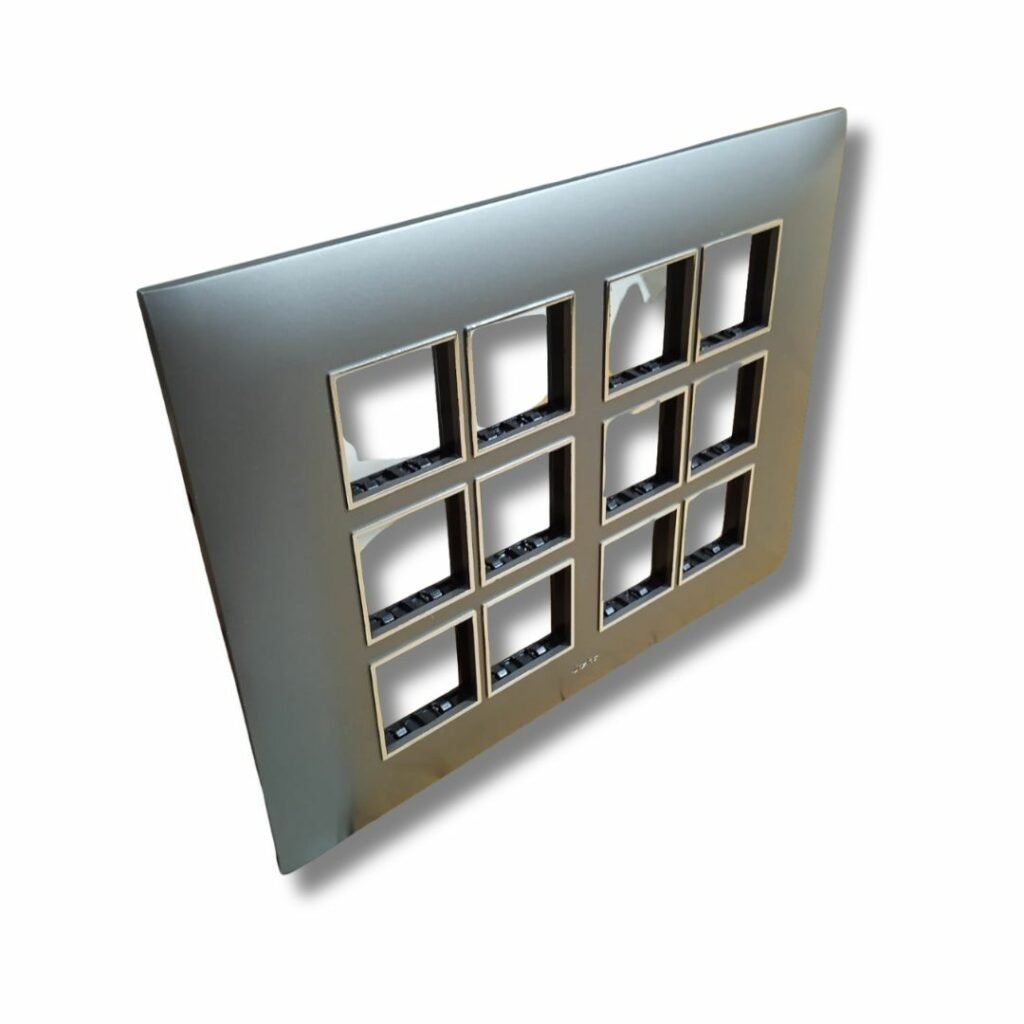 Lisha Brand WOODcraft Series Graphite Color 24 Module Cover Plate