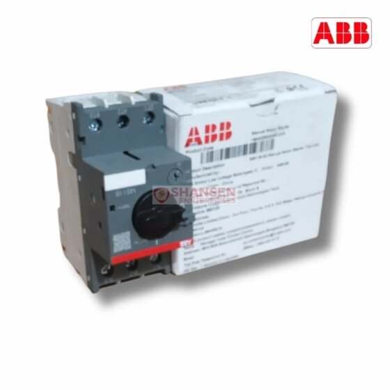 ABB-Brand_MS116-32_Manual_Motor_Starter_front_view_with_box