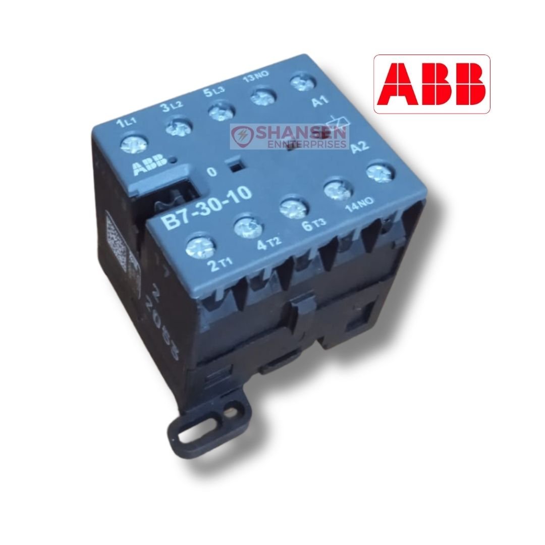 ABB_Brand_B7-30-10-01_Mini_Contactor_24_V_AC-3_NO-0_NC_Screw_Terminals